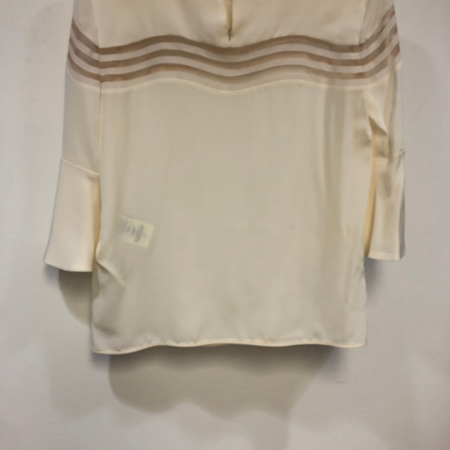 Fendi Cream Silk Blouse Size 36
