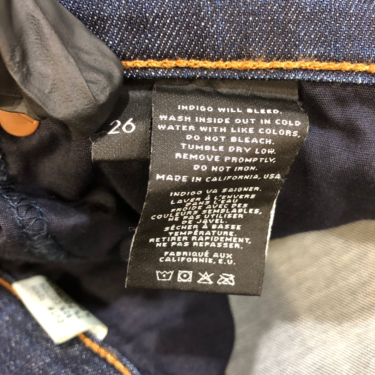 J Brand Dark Blue Skinny Jeans Size 26