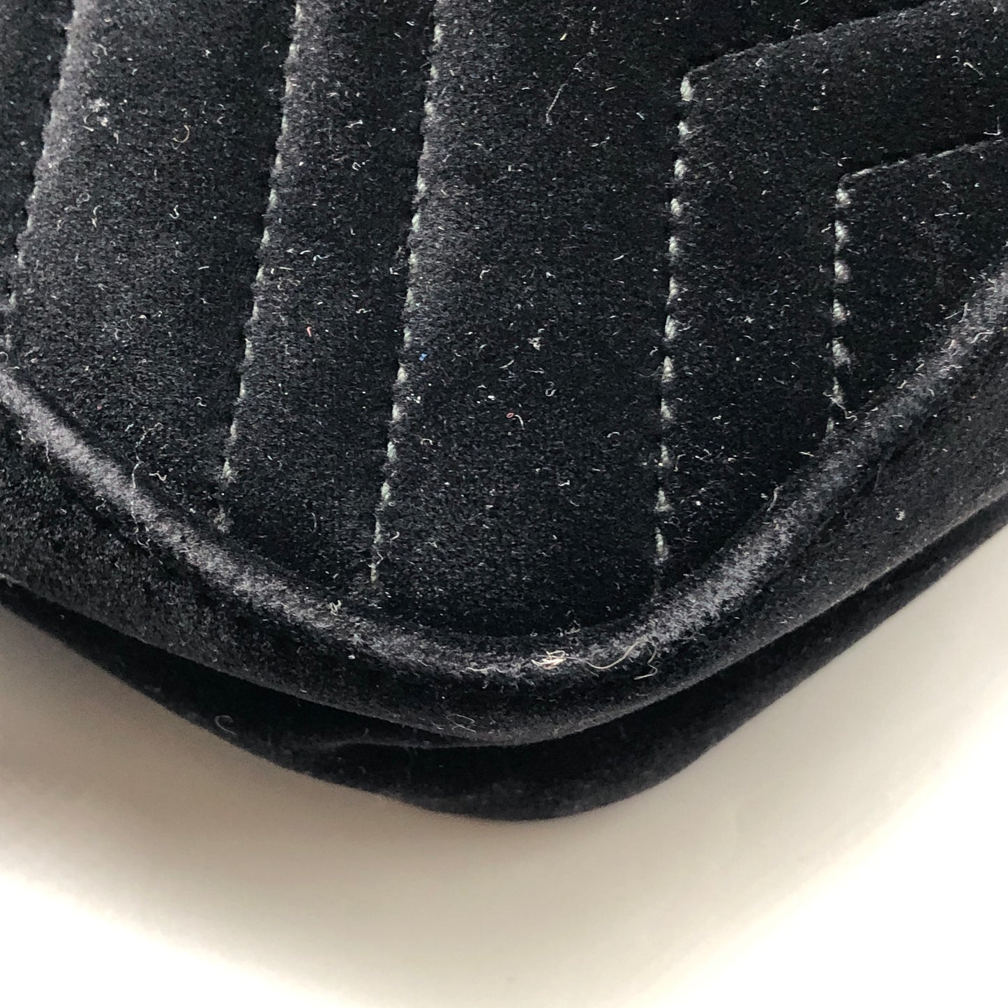 Gucci GG Marmont Velvet Shoulder Bag Black