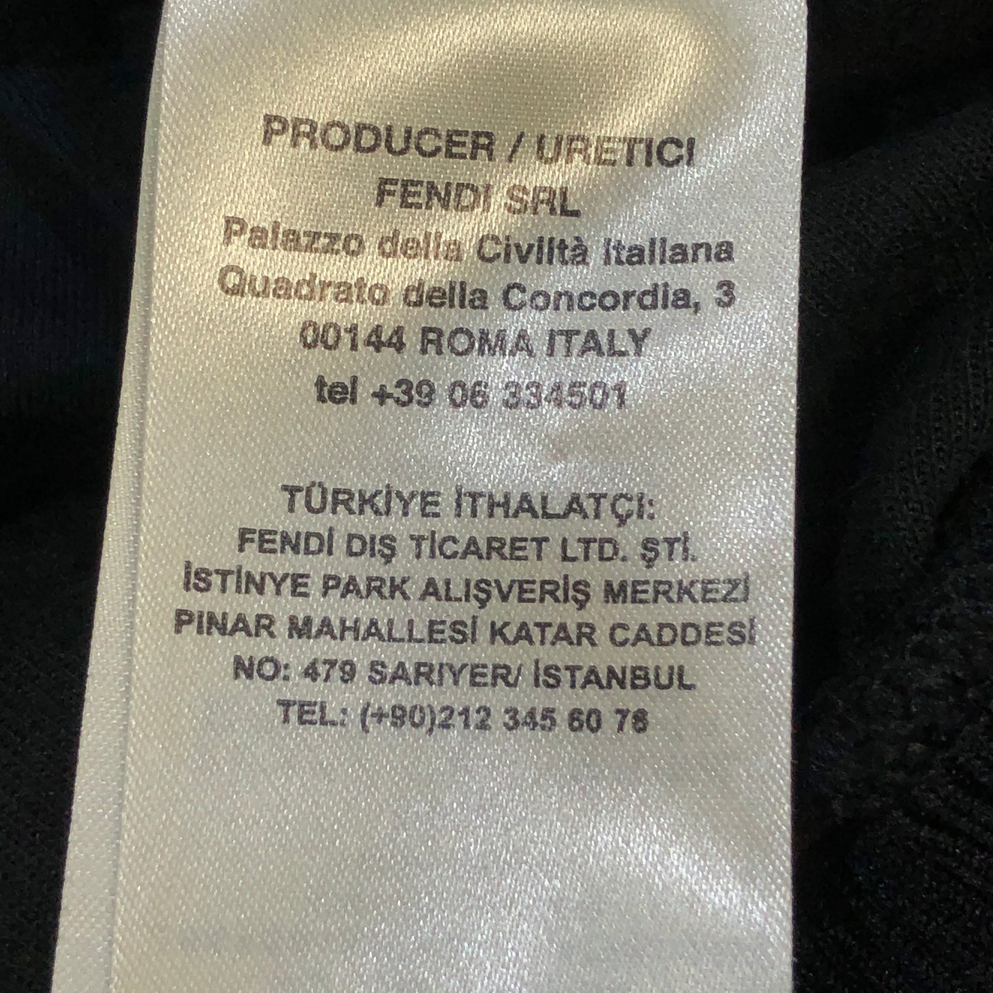 Fendi Black FF Trim Tracksuit Set