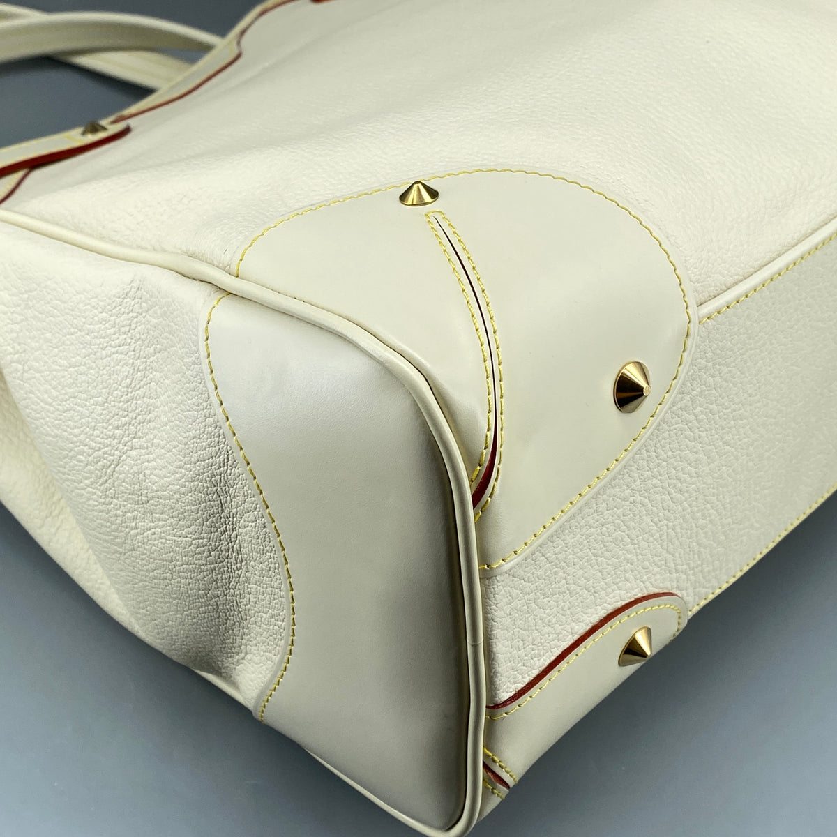 Louis Vuitton Cream Suhali Leather Le Majestueux Tote Bag