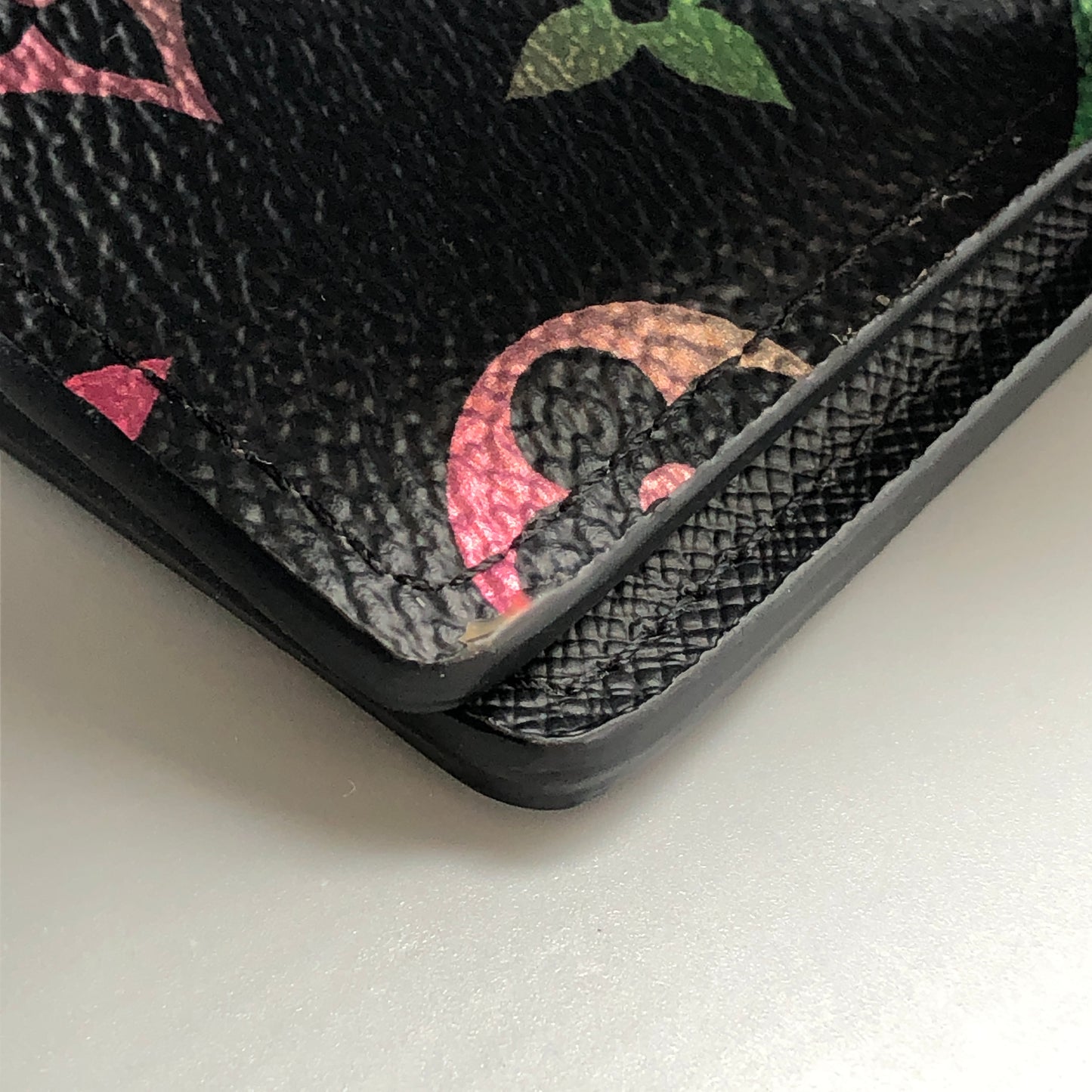Louis Vuitton Black Multicolor Monogram Card Holder