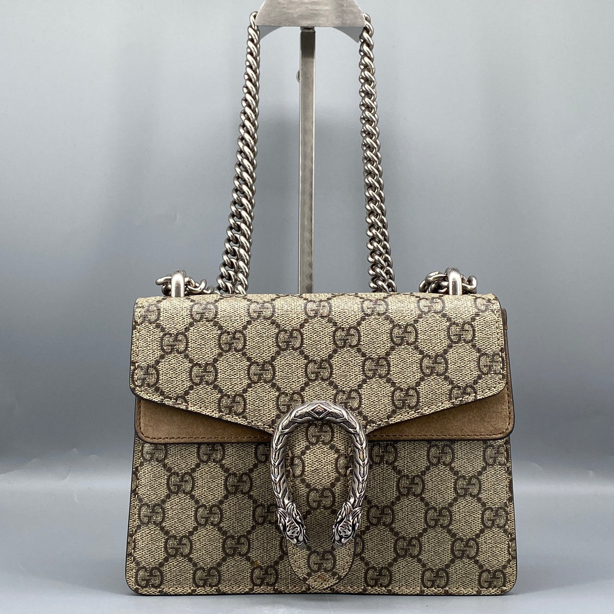 Gucci Dionysus GG Supreme Beige Shoulder Bag