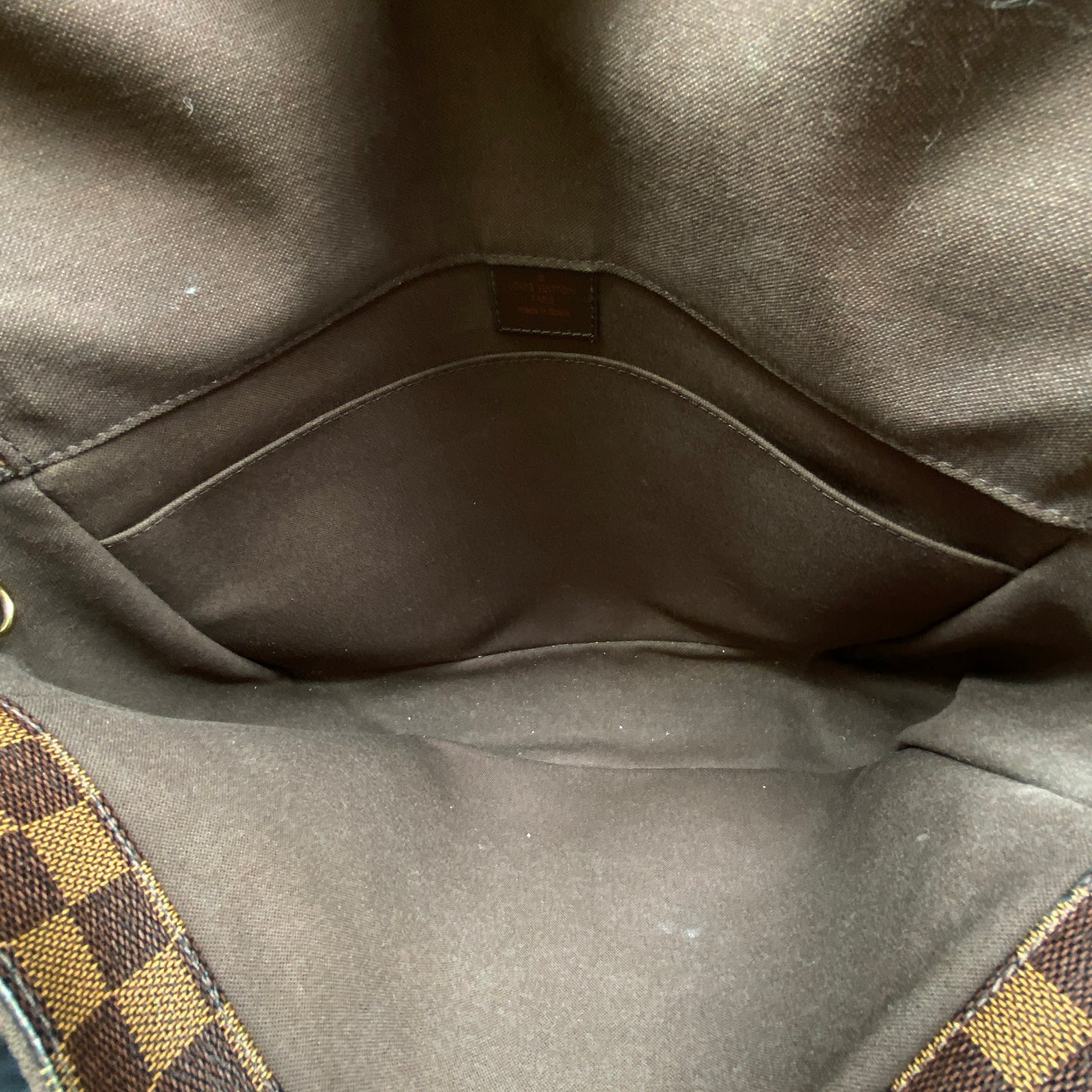 Louis Vuitton Brown Damier Ebene Canvas Messenger Shoulder Bag