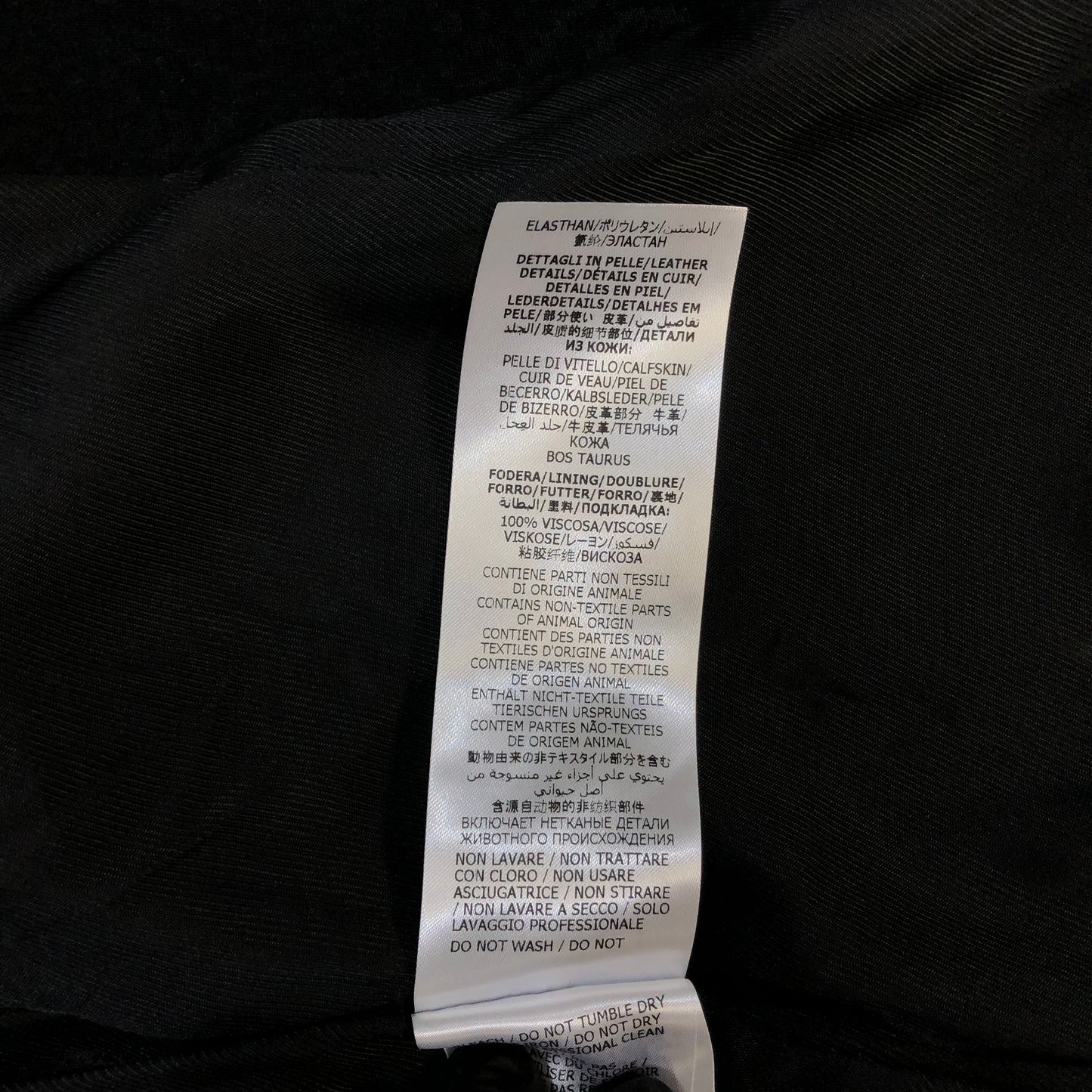 Gucci Black Wool Double Breasted Long Coat Size 42