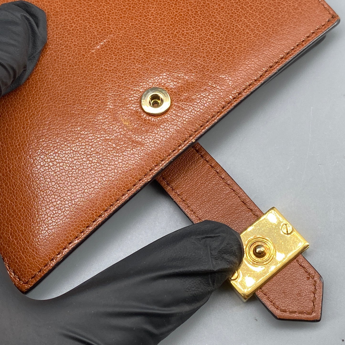 Givenchy 4G Logo Caramel Smooth Calfskin Bifold Wallet