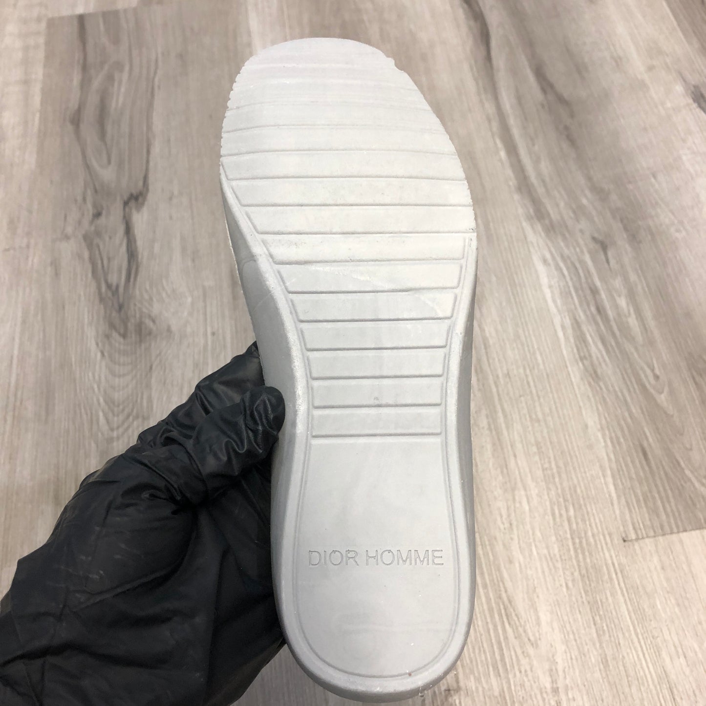 Christian Dior Women's Walk'n'Dior Oblique Jacquard Canvas Low Top Sneaker Shoes 36 Cream Black