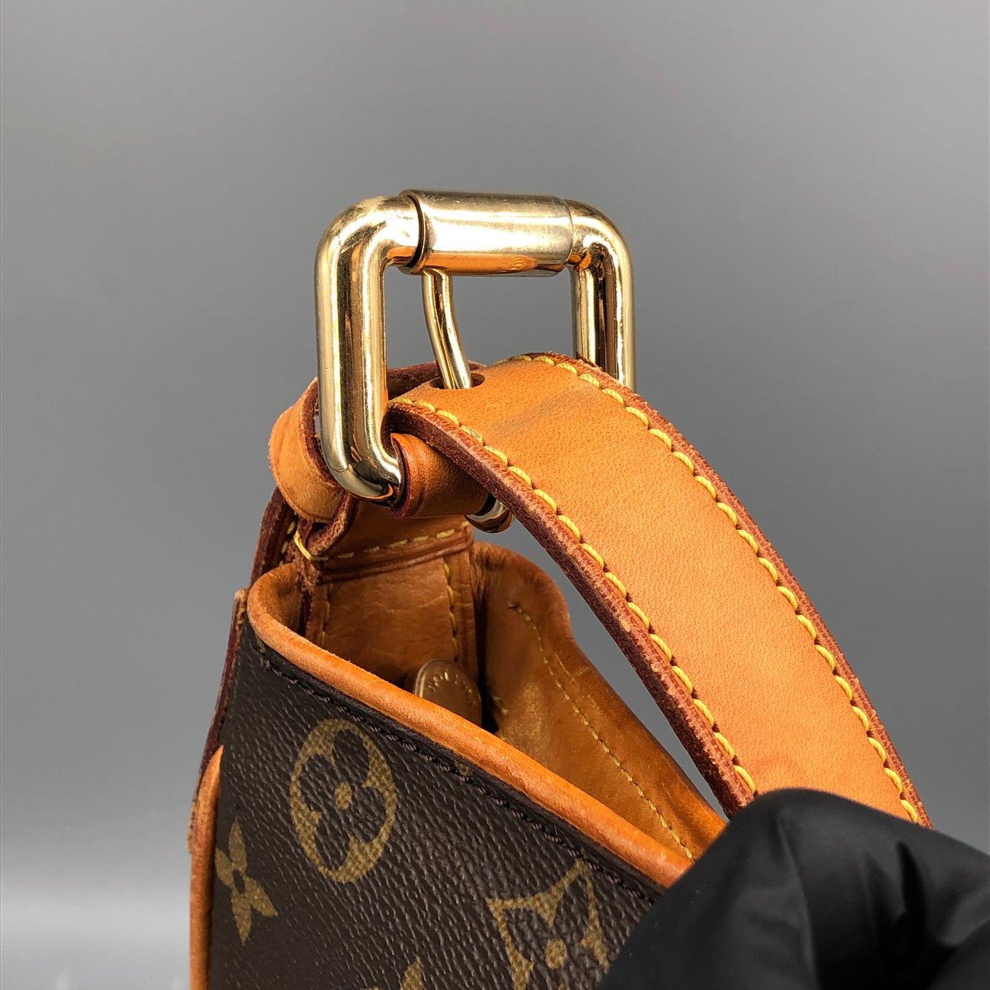 Louis Vuitton Monogram Hudson GM Bag Brown