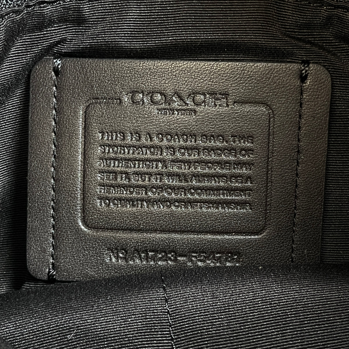 Coach Brown & Black Signature Canvas Crossbody Bag
