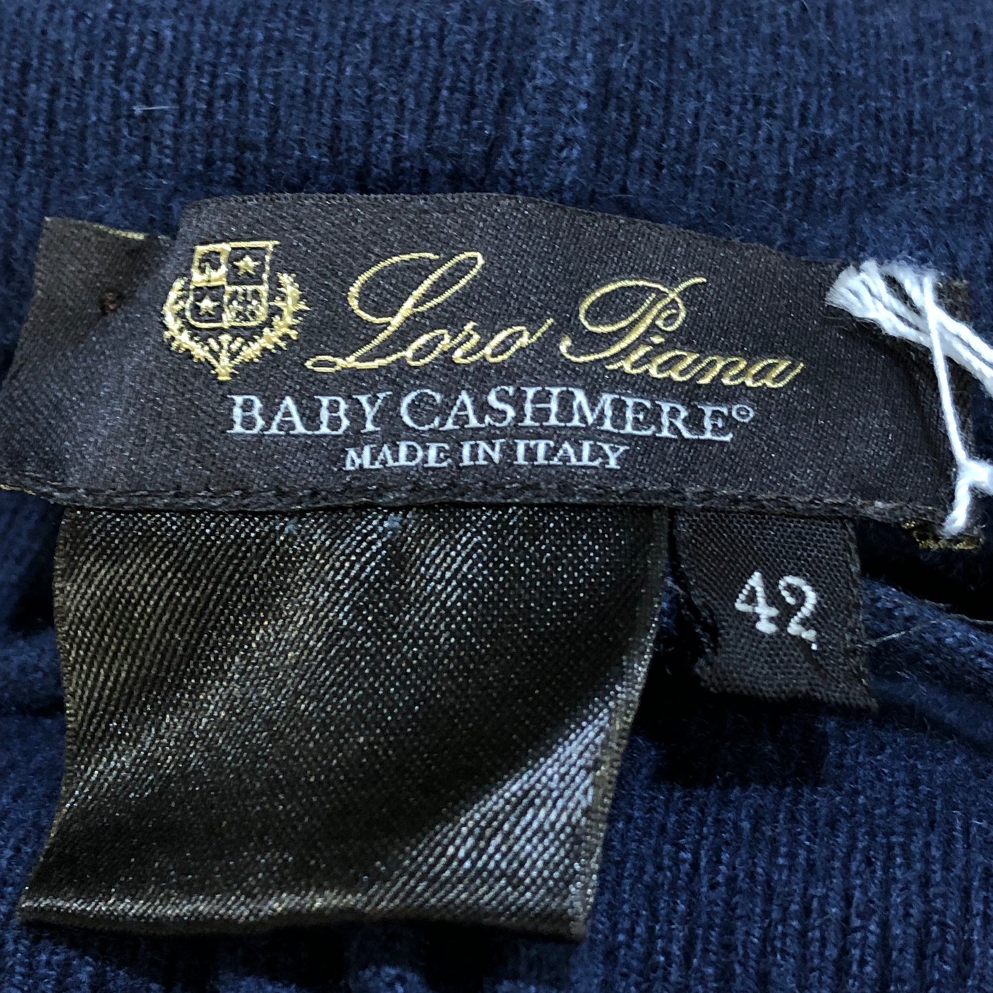 Loro Piana Indigo Knit Casual Pants Size 42