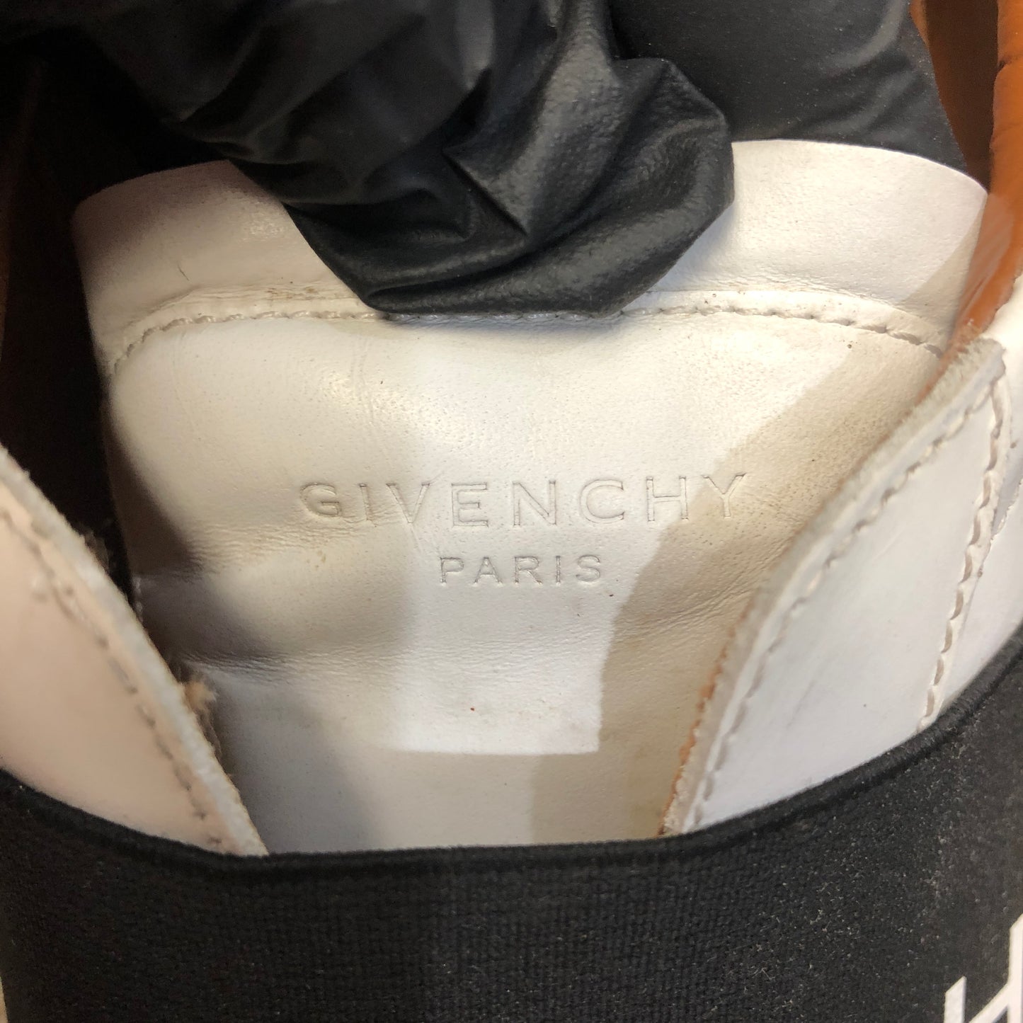 Givenchy Men's Low-Top Sneakers Size 40 White/Black