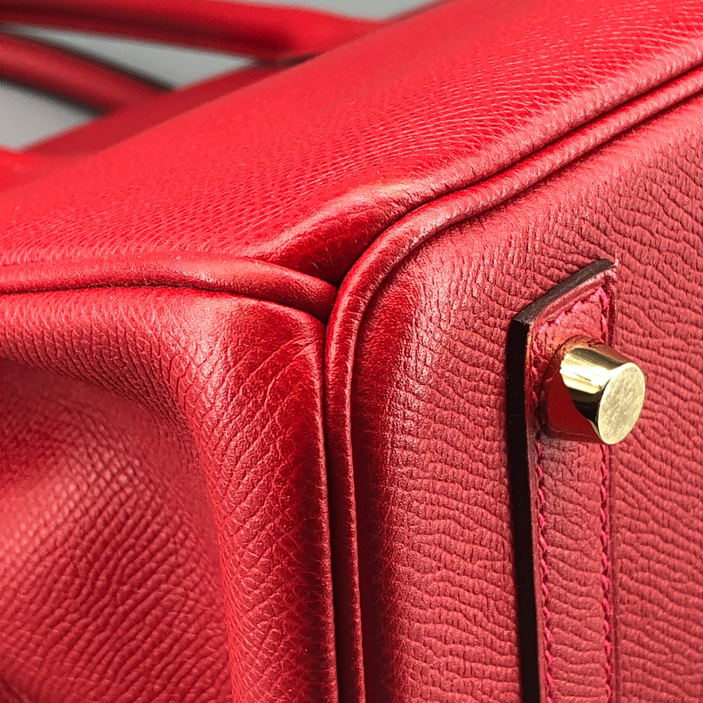 Hermes 2015 Birkin 30  Handbag  Red
