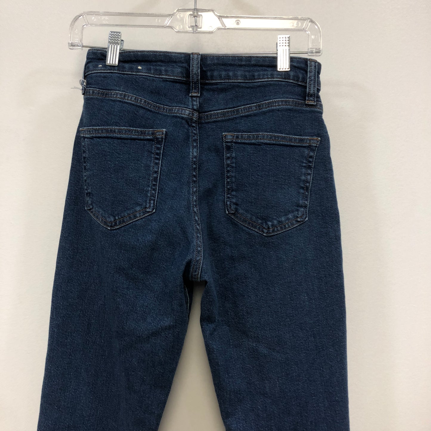 Muji Slim Fit Blue Denim Ankle Jeans