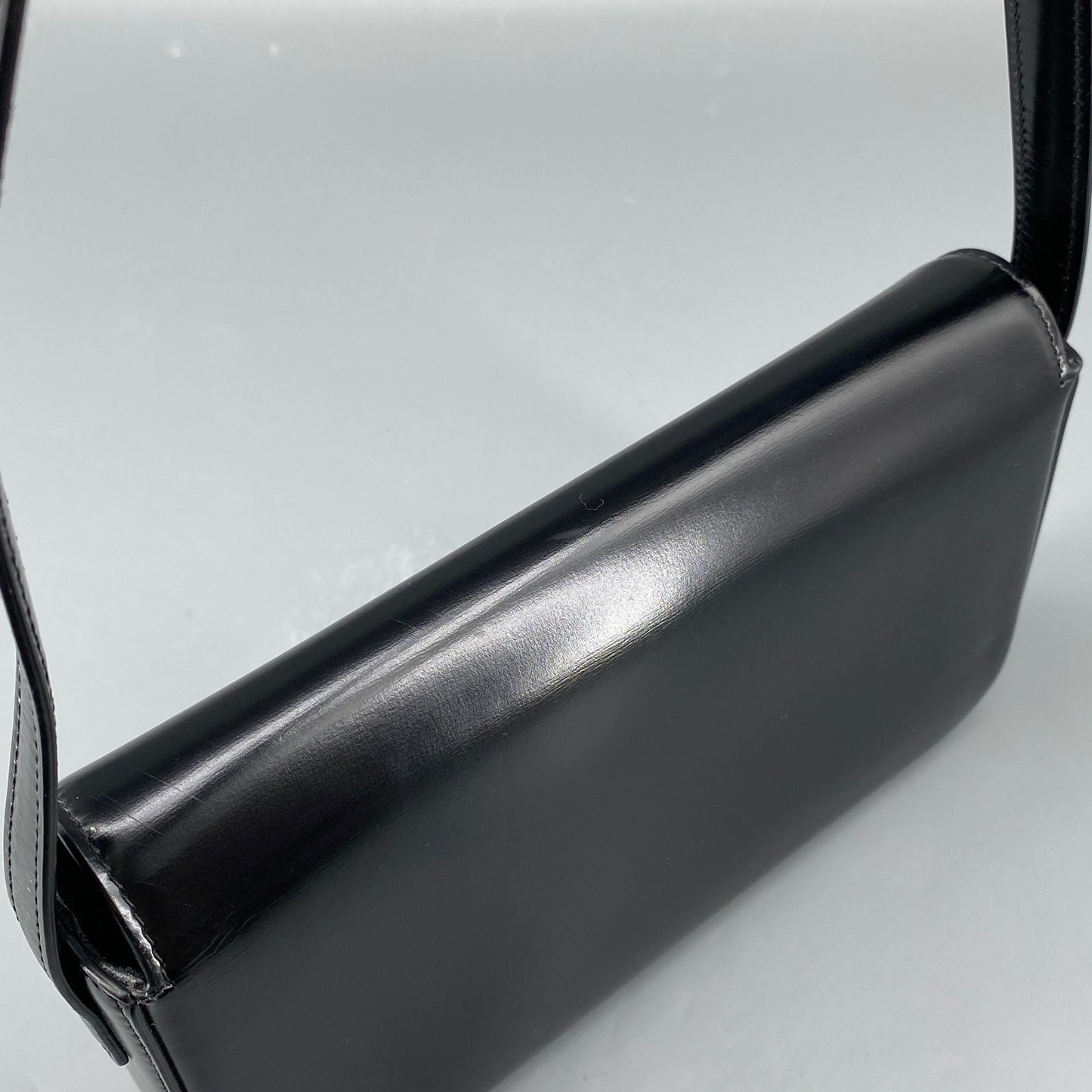 Celine Black Triomphe Shoulder Bag