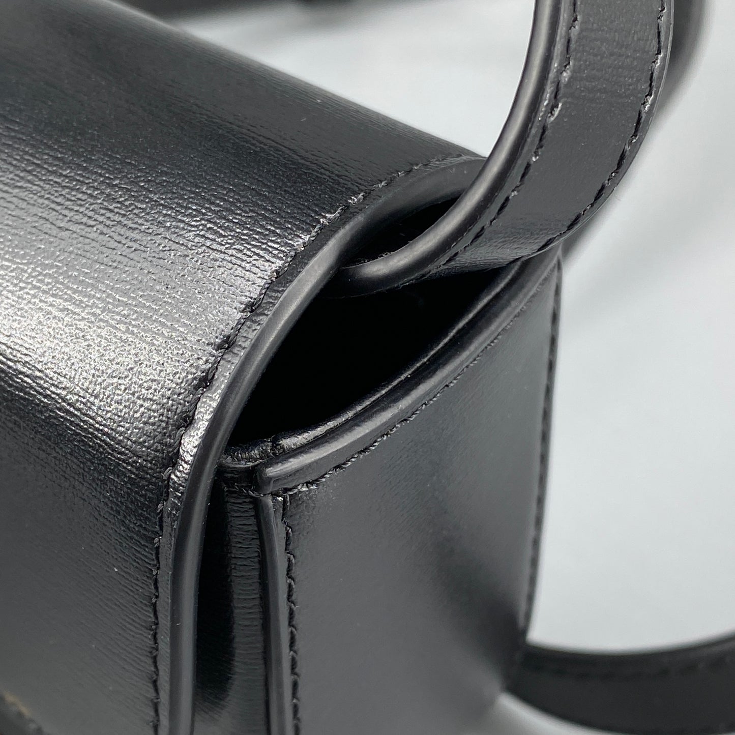 Celine Black Triomphe Crossbody Bag