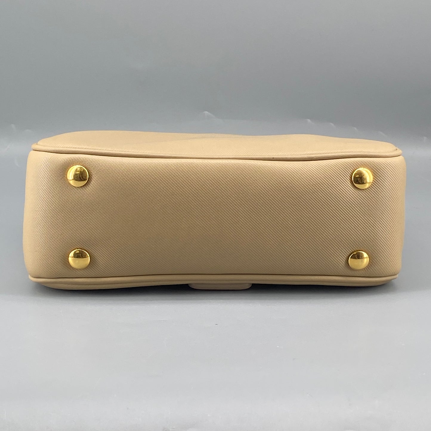 Burberry Beige Leather Top Handle Crossbody Bag