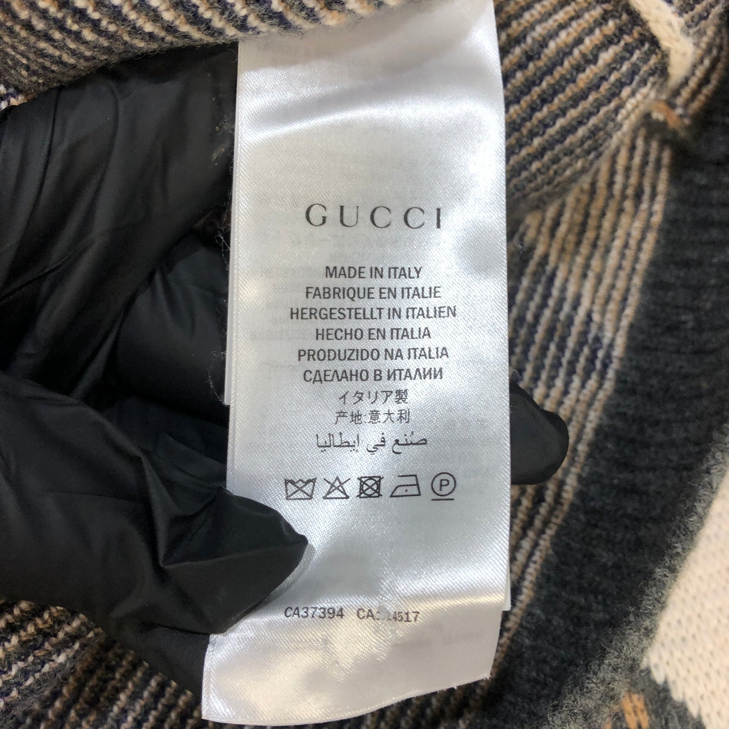 Gucci Horsebit Argyle Wool-Blend Cardigan S