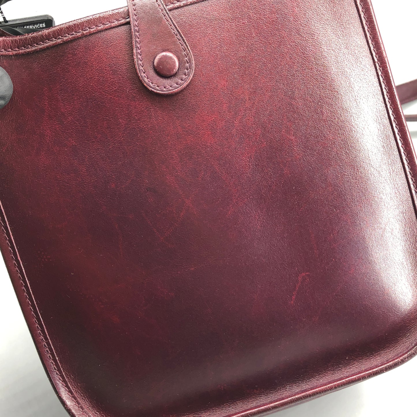 Hermes TPM Mini Evelyne I Bag Dark Red Box Calf Year 2002