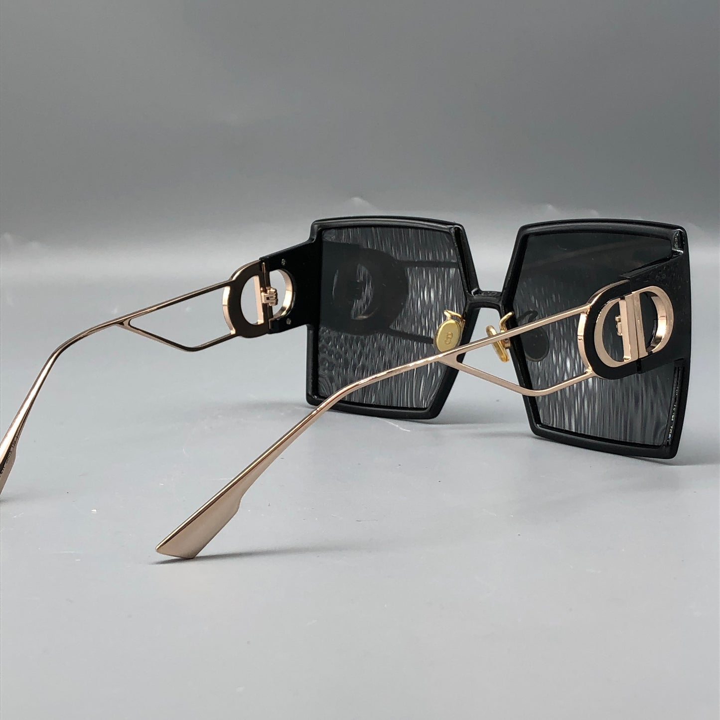Christian Dior Oversized Square Black Sunglasses 135mm