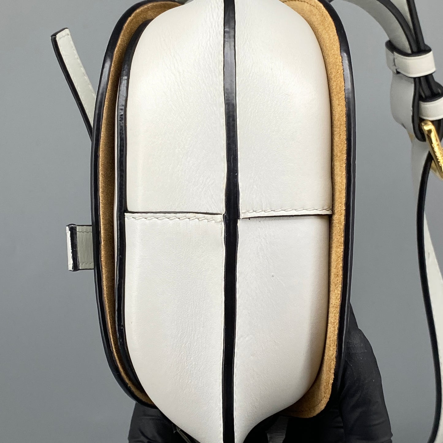 Loewe Gate Mini White Smooth Calfskin Belt Bag