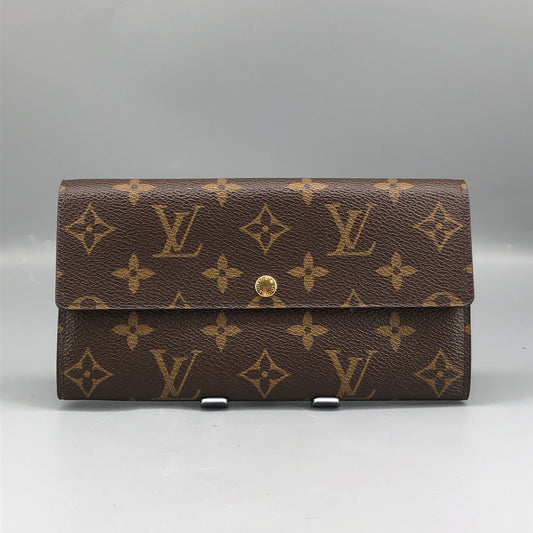 Louis Vuitton Monogram Sarah Wallet Brown