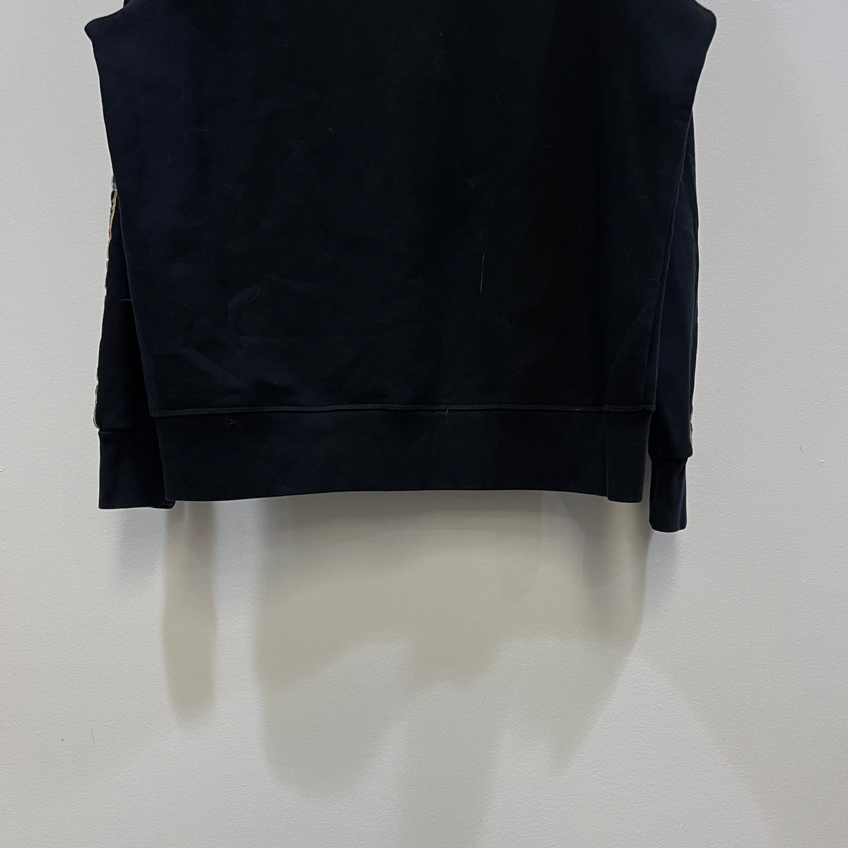Burberry Black Crew Neck Sweatshirt Size L