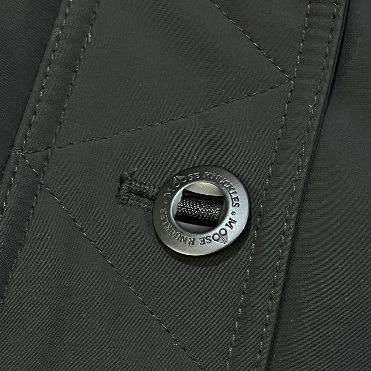 Moose Knuckle Black Parka  Size  S