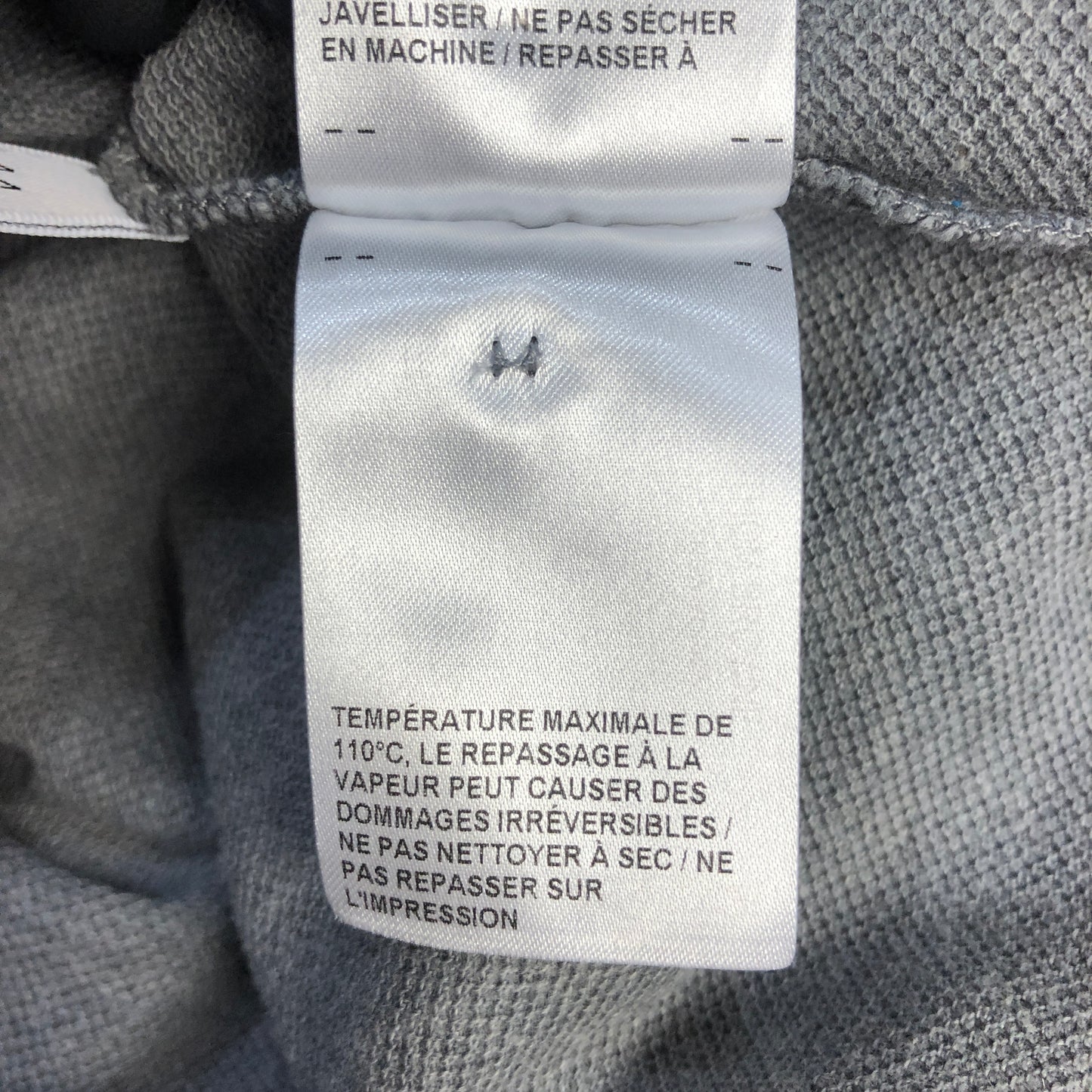 Thom Browne 4-Bar 2003 Long Sleeve Polo Shirt Size 44 Grey
