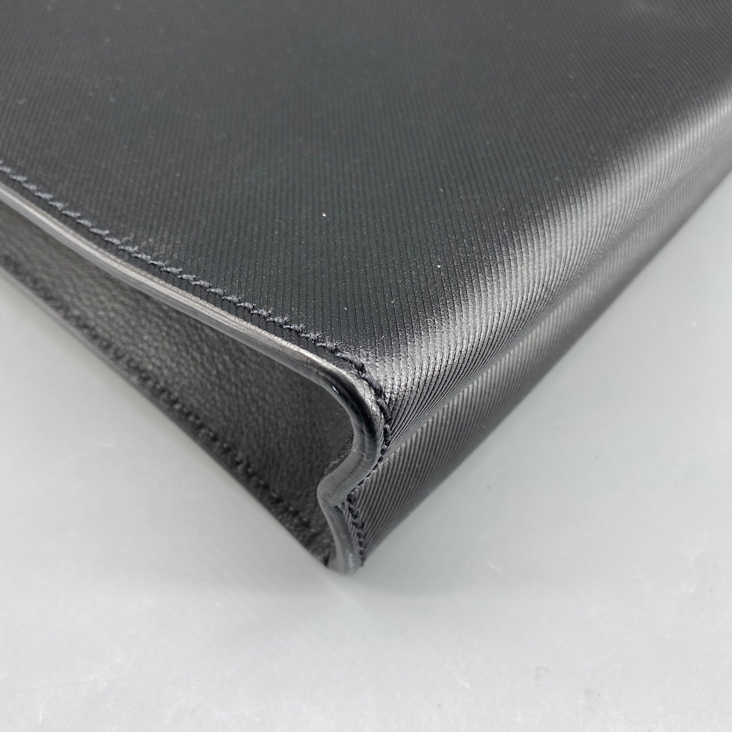 Burberry Black Leather Briefcase