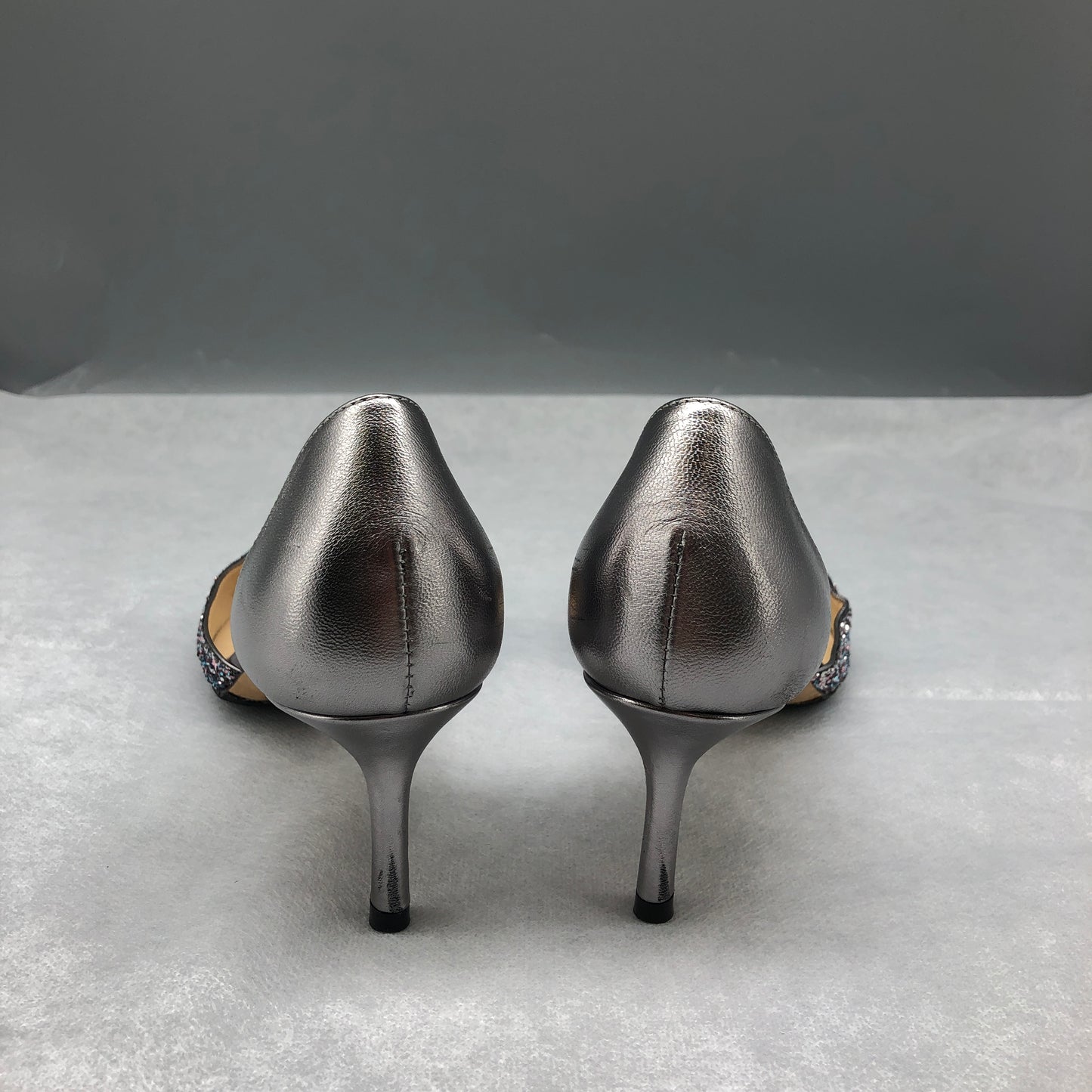 Jimmy Choo Glitter D'Orsay Pointed-Toe Pumps Size 36 Women's shoes