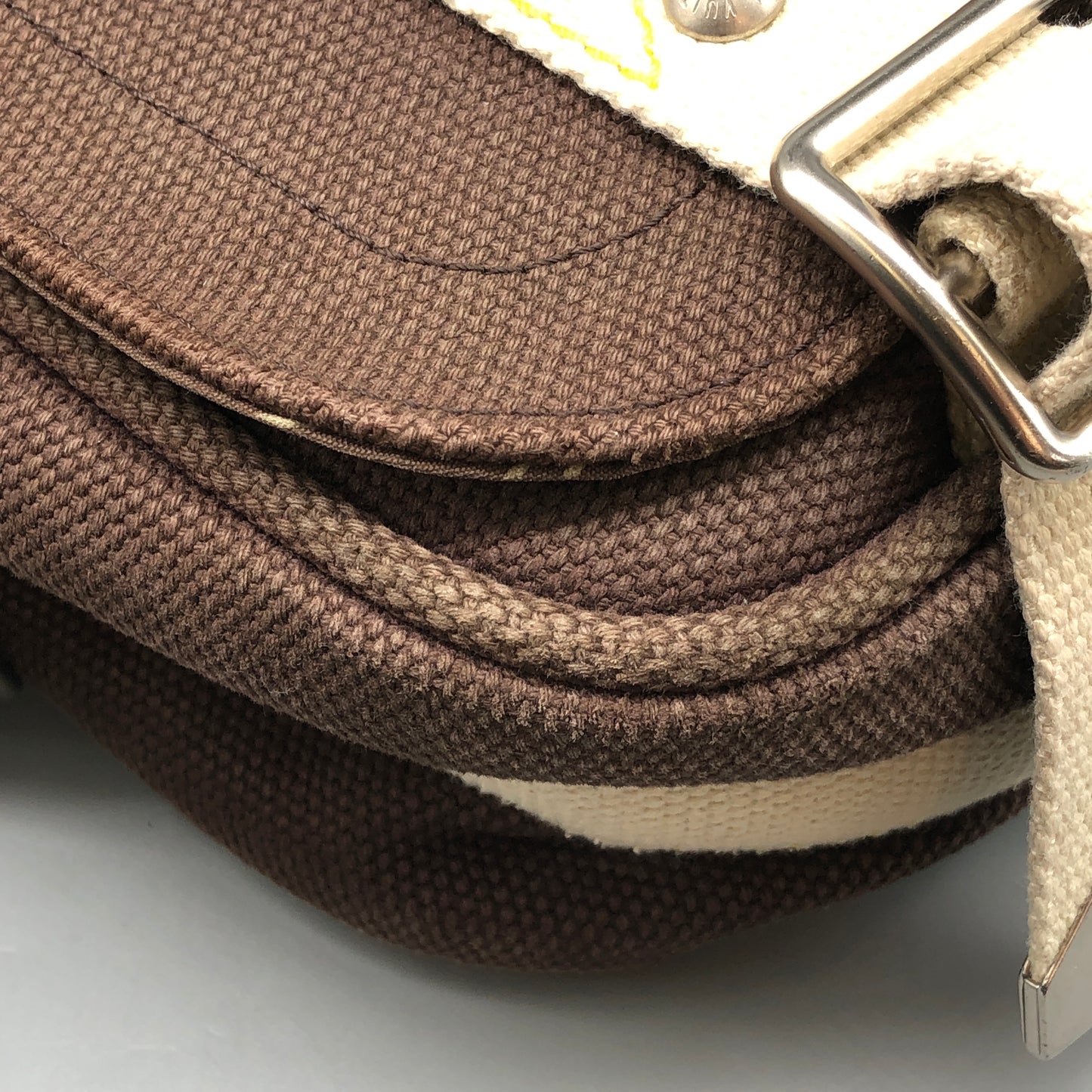 Louis Vuitton Antigua Besace PM Brown/Cream Canvas Messenger Bag