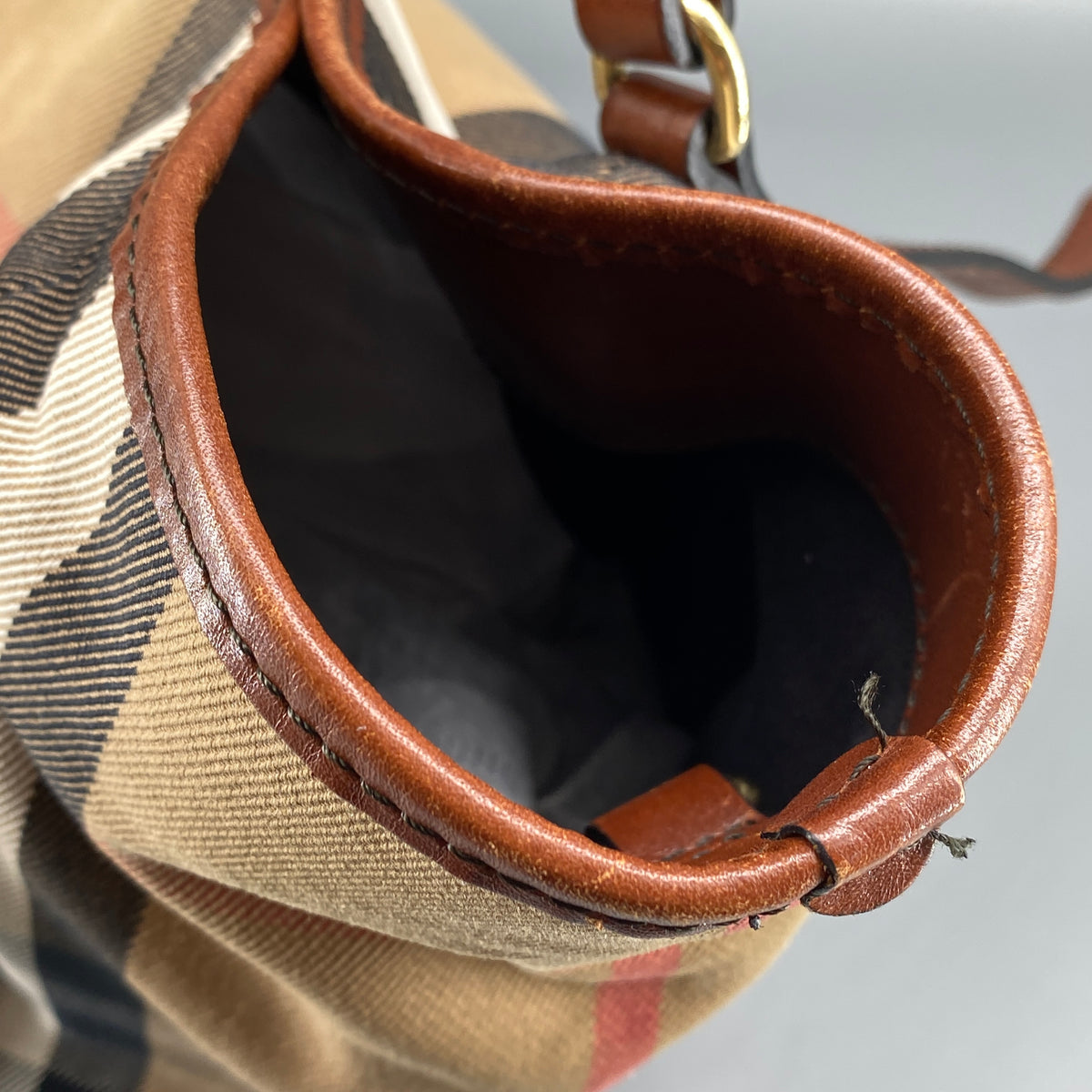 Burberry Canterbury House Check Tote Bag