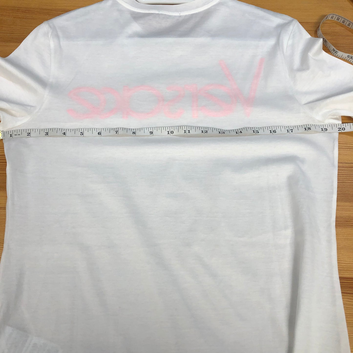 Versace White Logo Print T-Shirt
