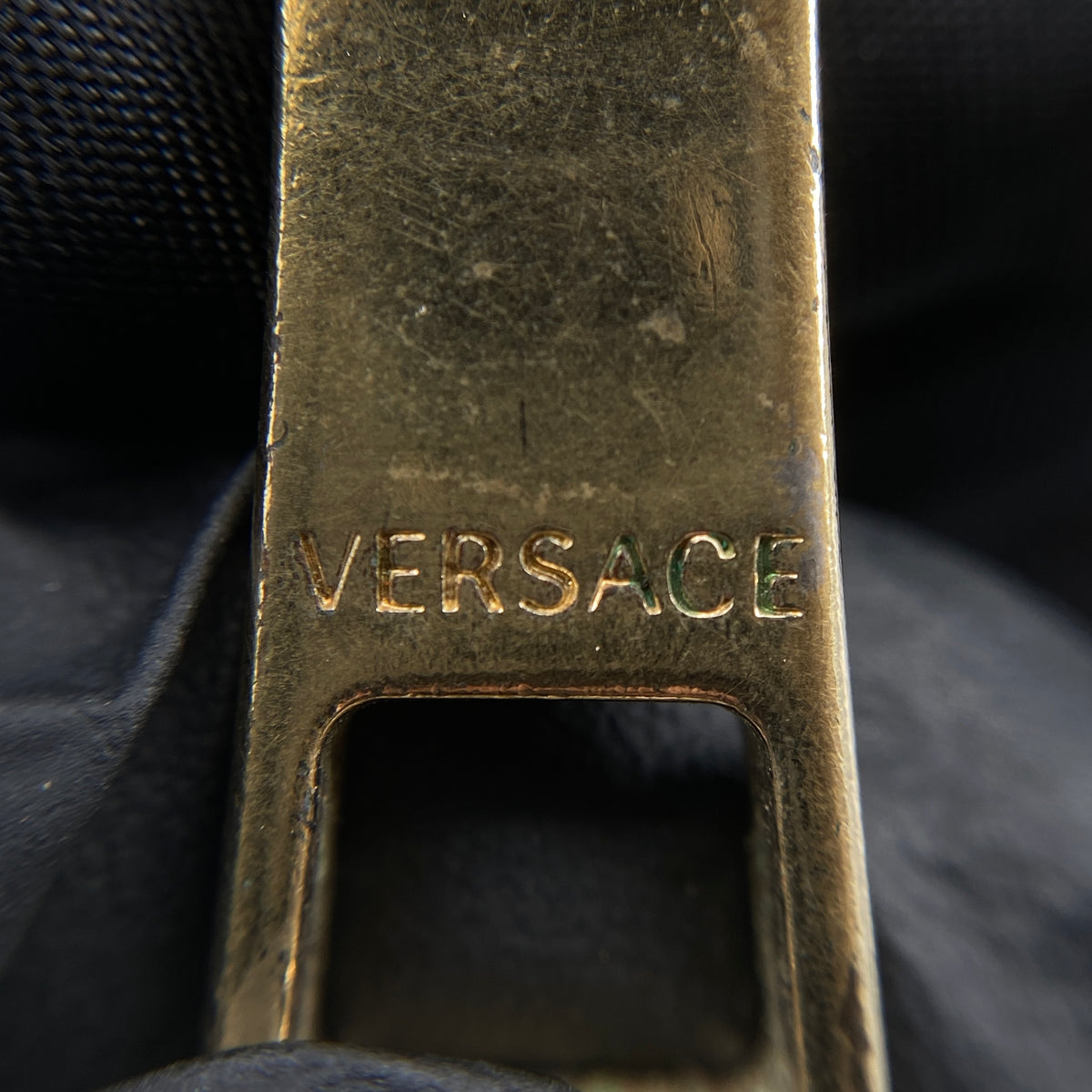 Versace Medusa Logo Mini Backpack Black Nylon