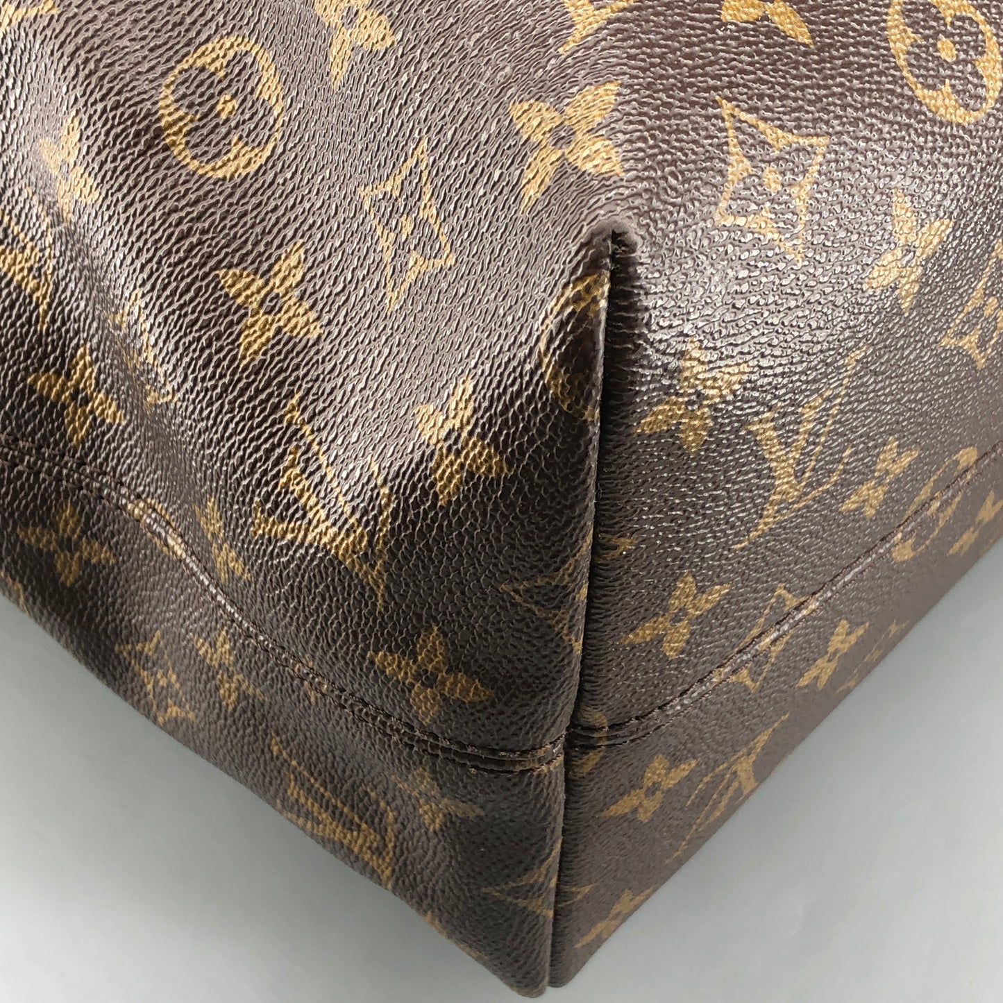 Louis Vuitton Monogram Canvas Tote Bag Brown