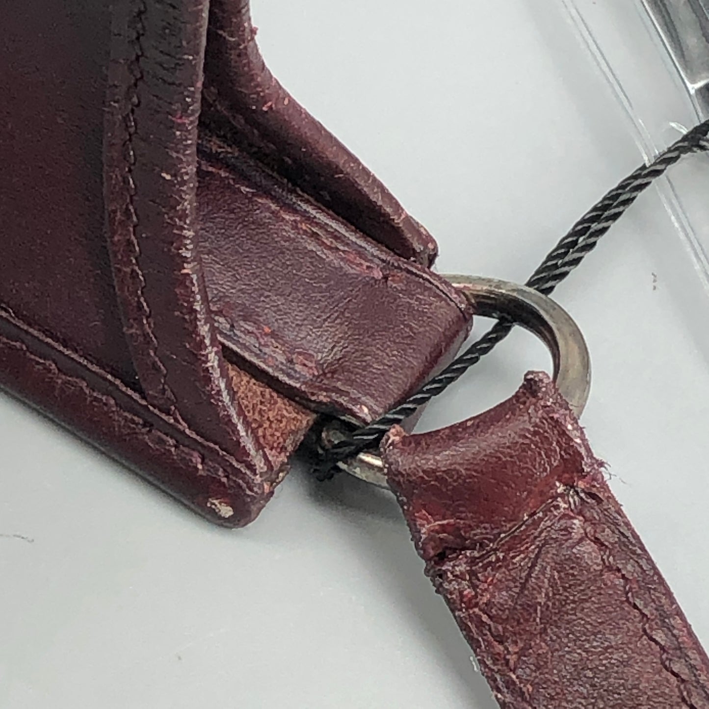 Hermes TPM Mini Evelyne I Bag Dark Red Box Calf Year 2002