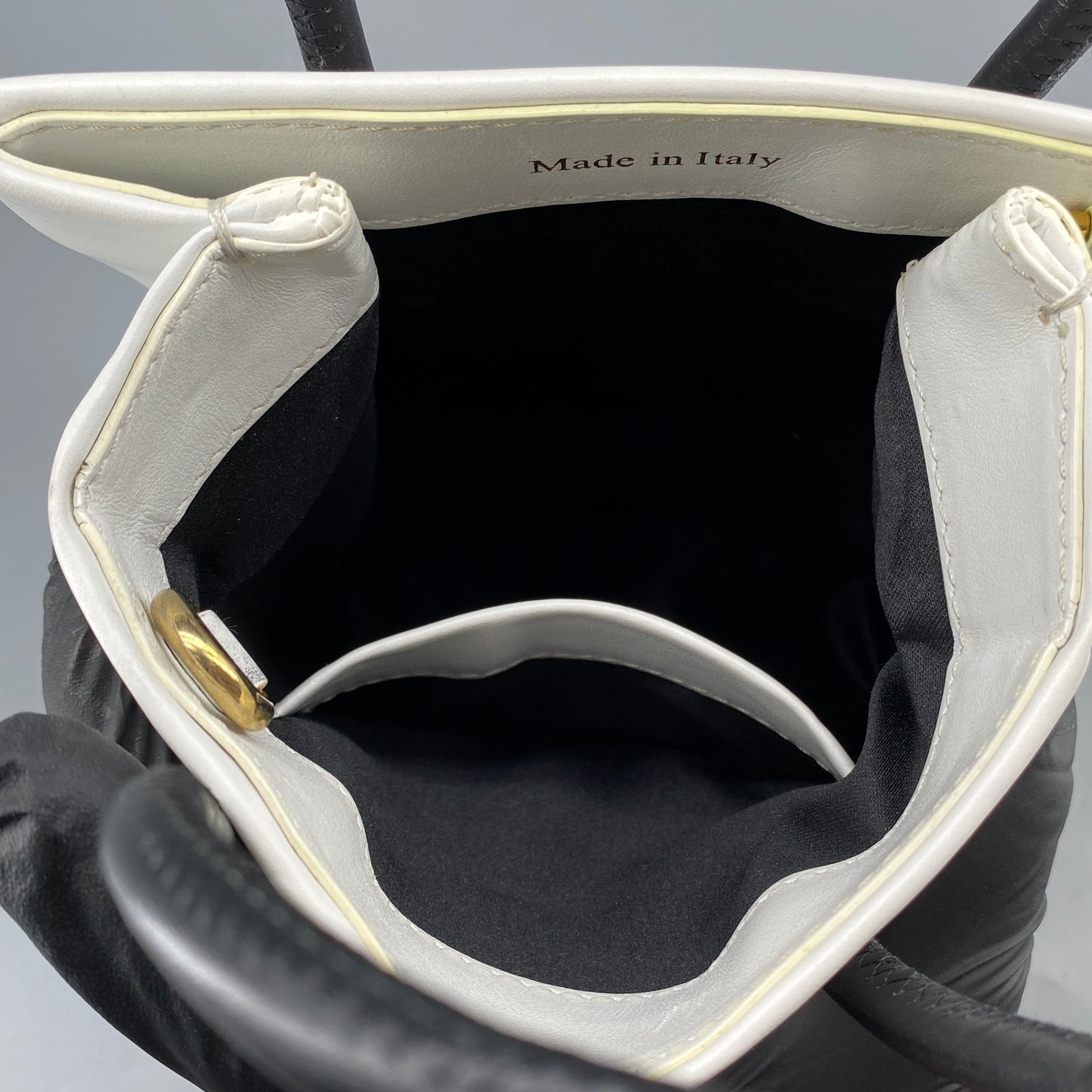 Moschino White Logo Mini Tote Crossbody Bag