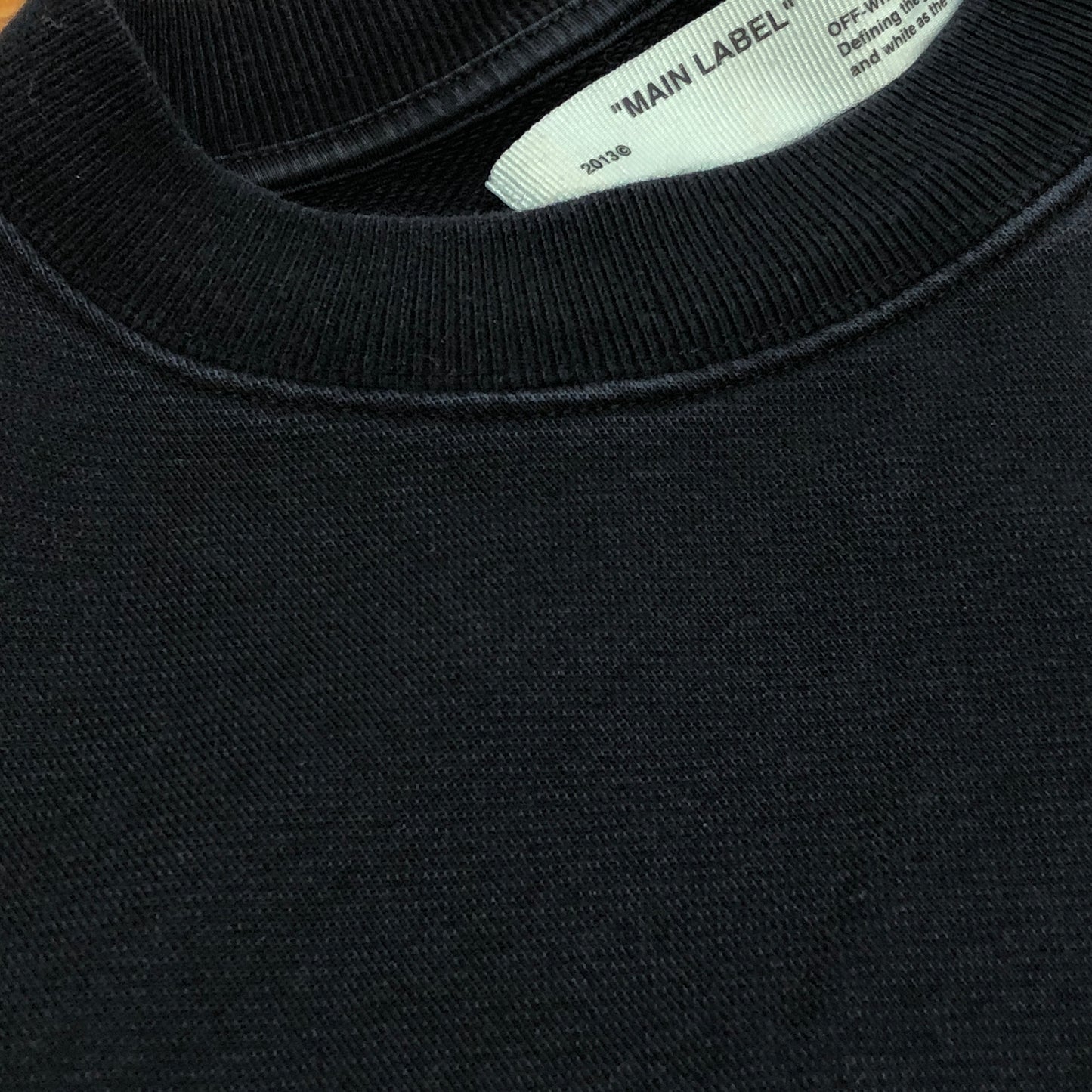 Off-White Black Floral Arrow Print Long Sleeve Top Size M