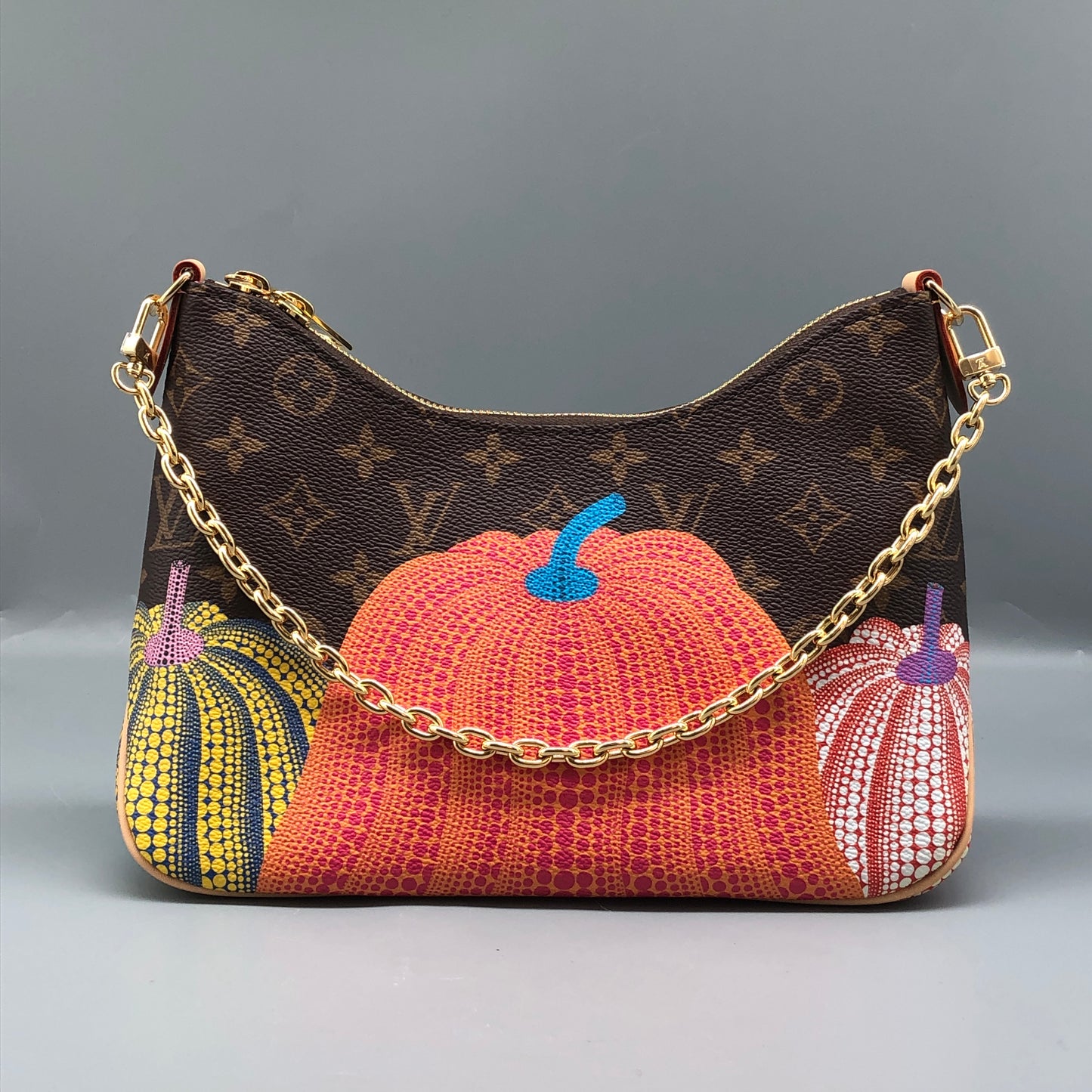 Louis Vuitton x Yayoi Kusama Monogram Pumpkin Boulogne MM Bag