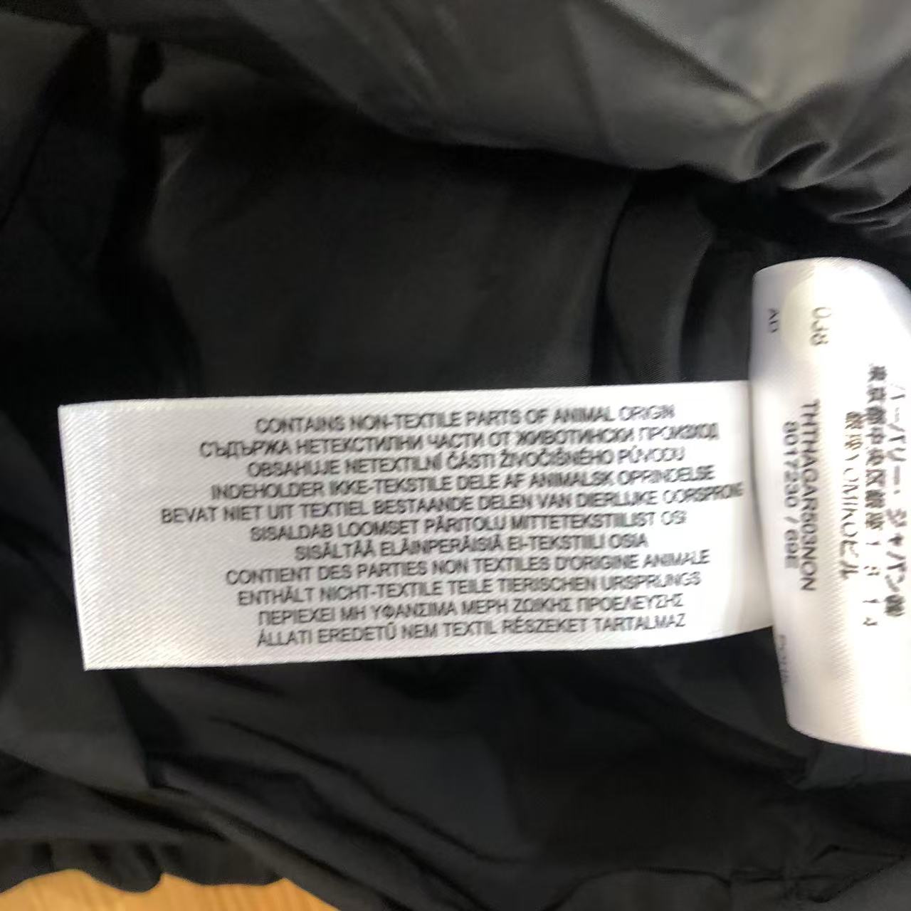 Burberry Black Logo Print Hooded Nylon Parka Women’s Size US 0