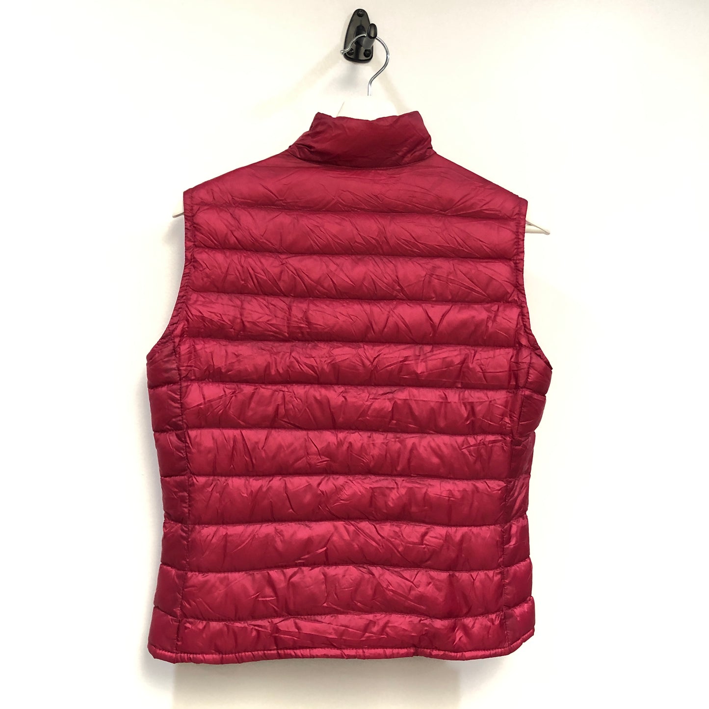 Moncler Fuchsia Stand Collar Quilted Down Gilet Size 2