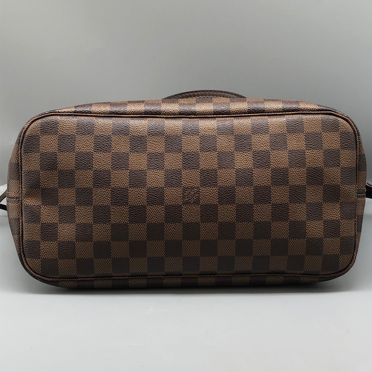 Louis Vuitton Neverfull Damier Ebene Tote Bag Brown