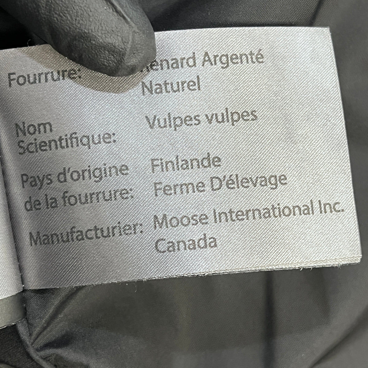 Moose Knuckle Black Parka  Size  S