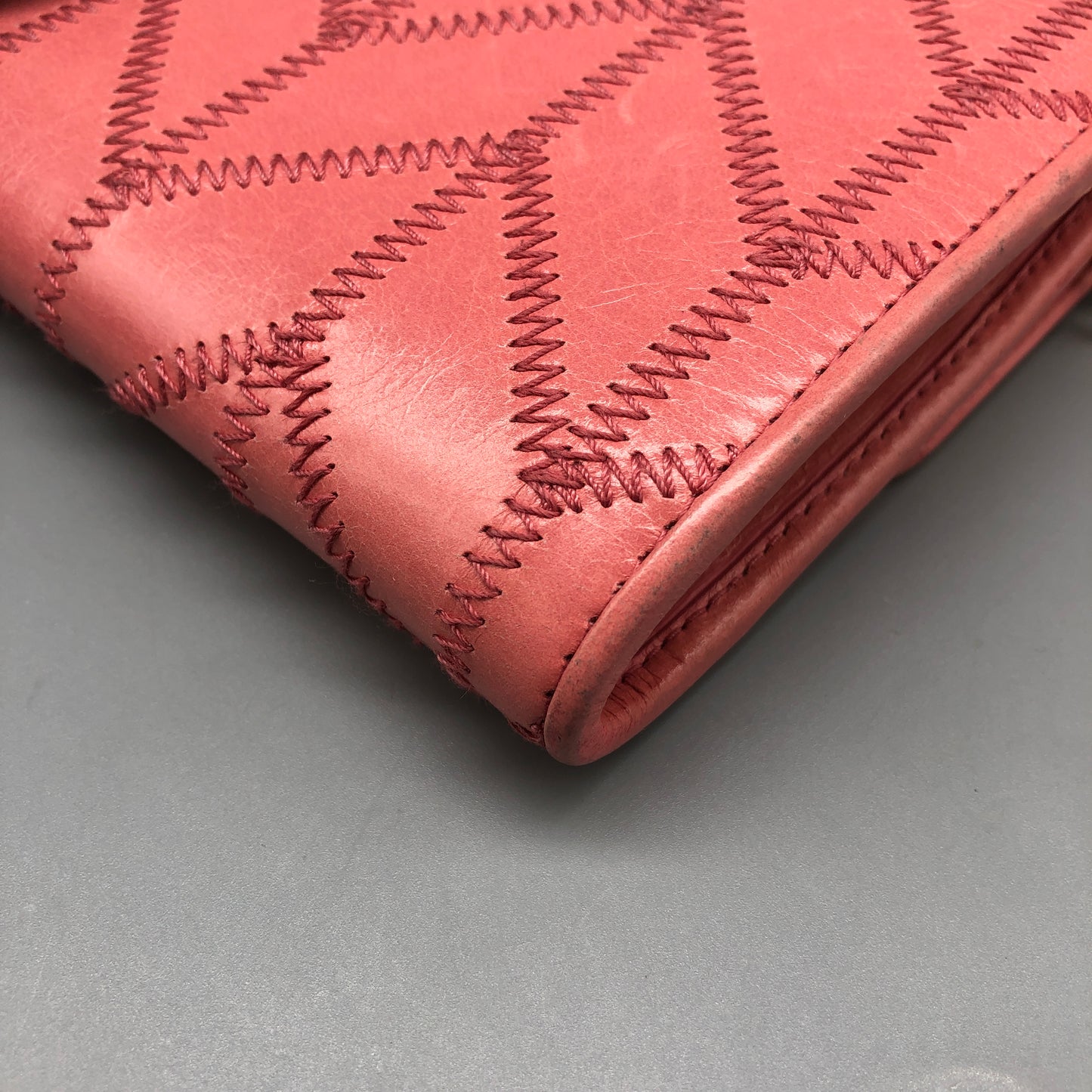 Miu Miu Pink Quilted Leather Chain Wallet / Crossbody Bag
