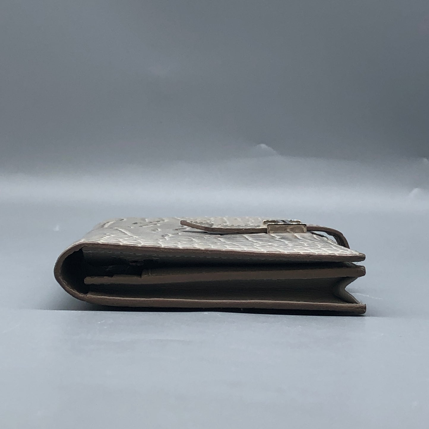 Hermes Grey Alligator Long Wallet