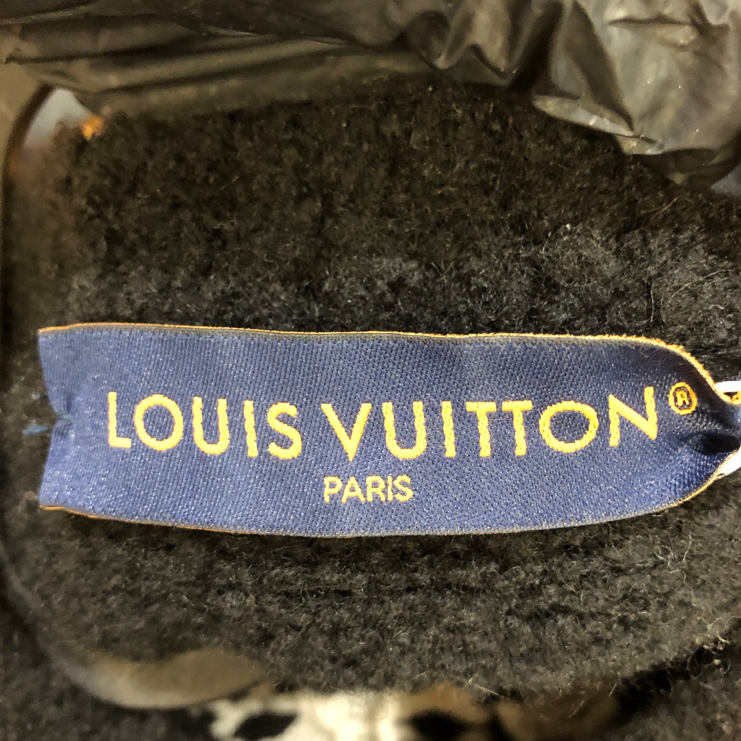 Louis Vuitton LV Logo Crewneck Sweater Size M Black
