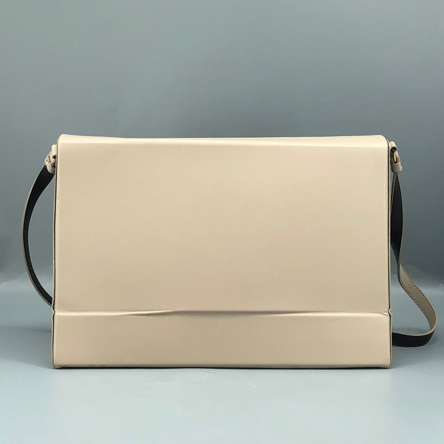 Stella McCartney Taupe Faux Leather Flap Crossbody Bag