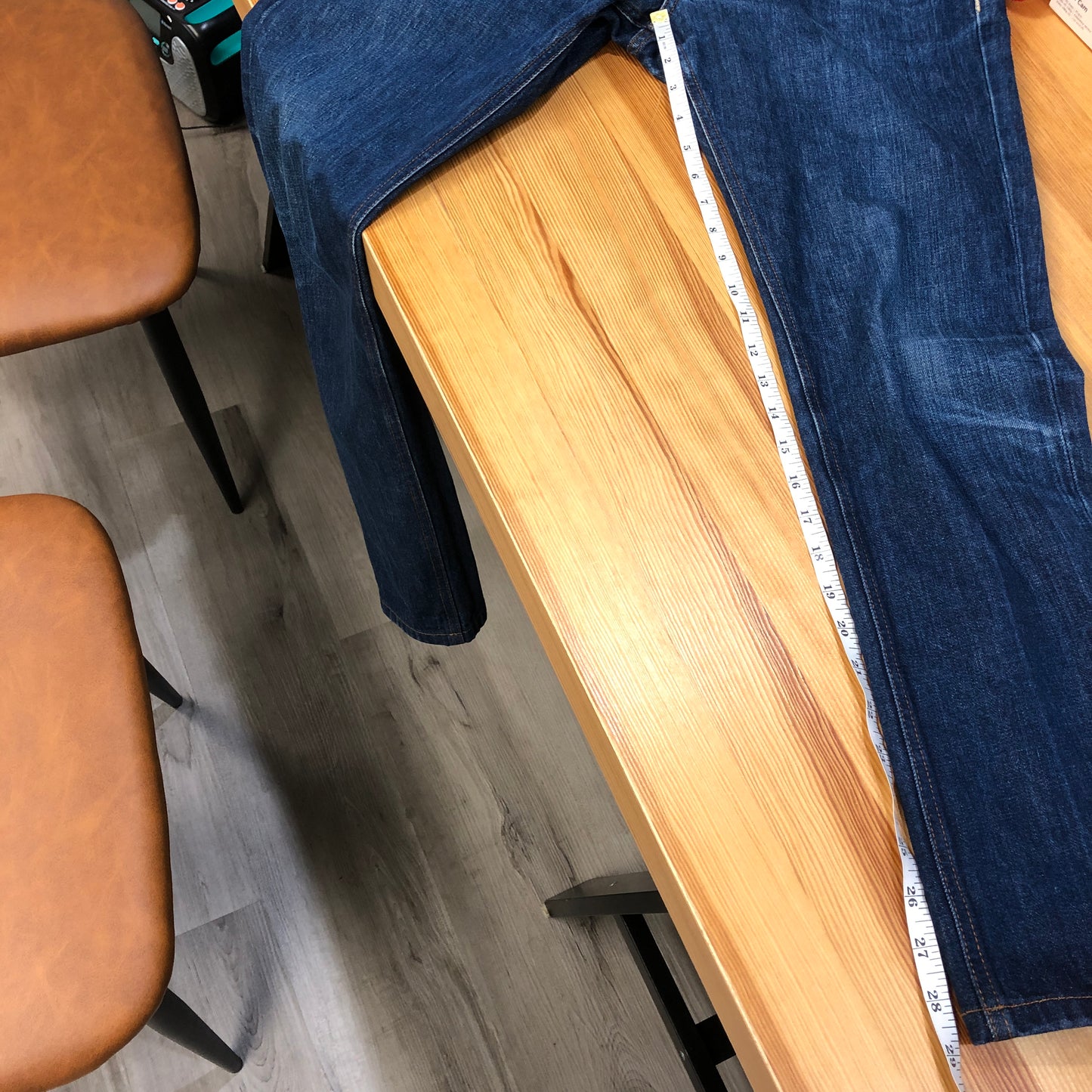Ami Paris Blue Straight-Leg Denim Jeans Size 29