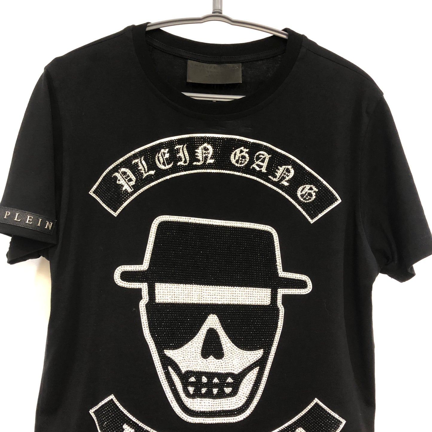 Philipp Plein Skull Embellished T-Shirt Size M