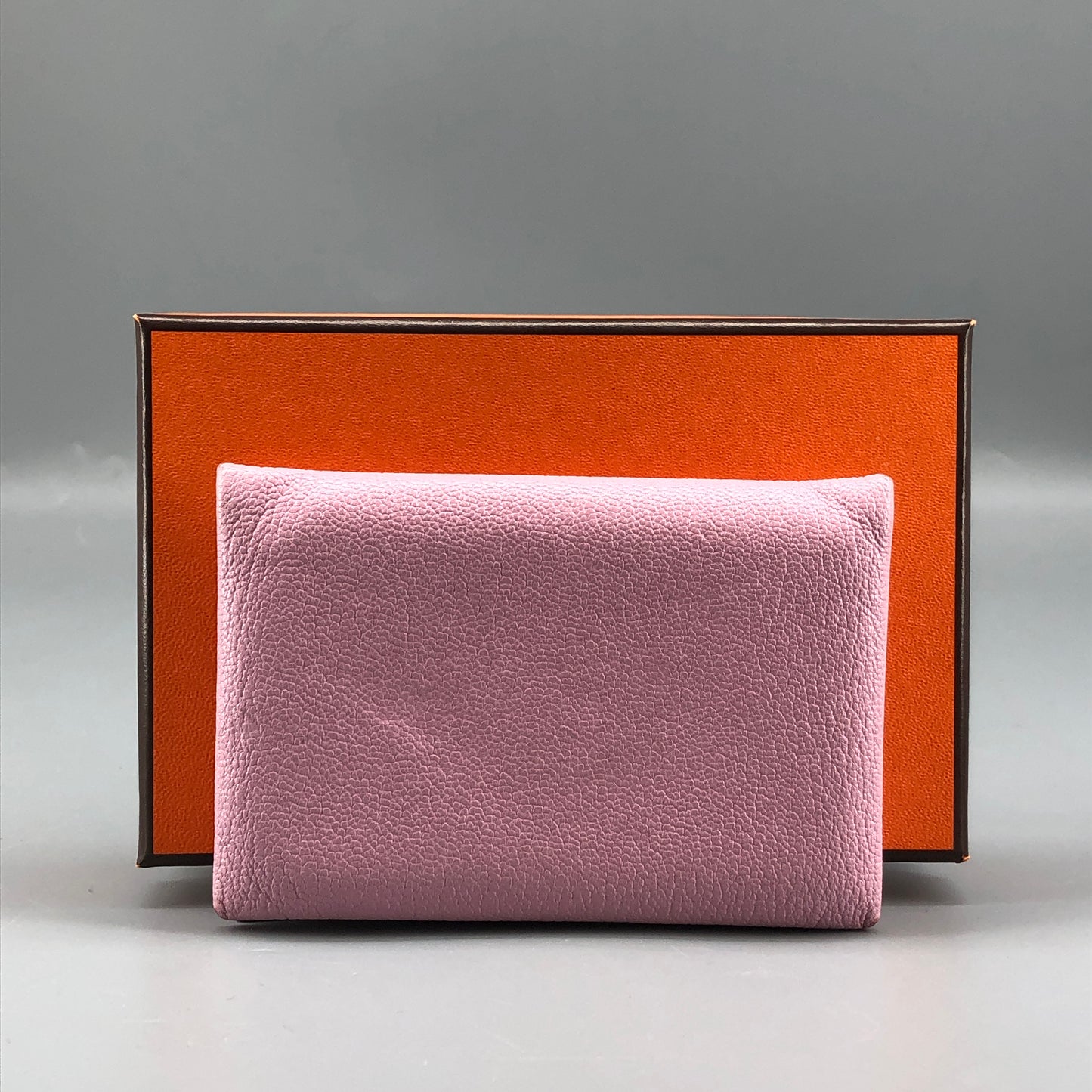 Hermes 2022 Calvi Card Holder Pink